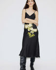 Silk Laundry 90s Slip Dress Egret