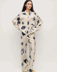 Silk Laundry Boyfriend Shirt Seashells