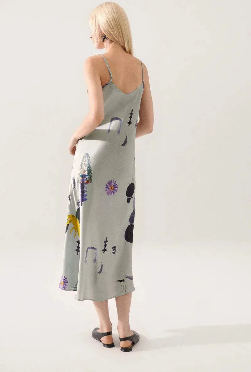 Silk Laundry 90s Slip Dress Protection