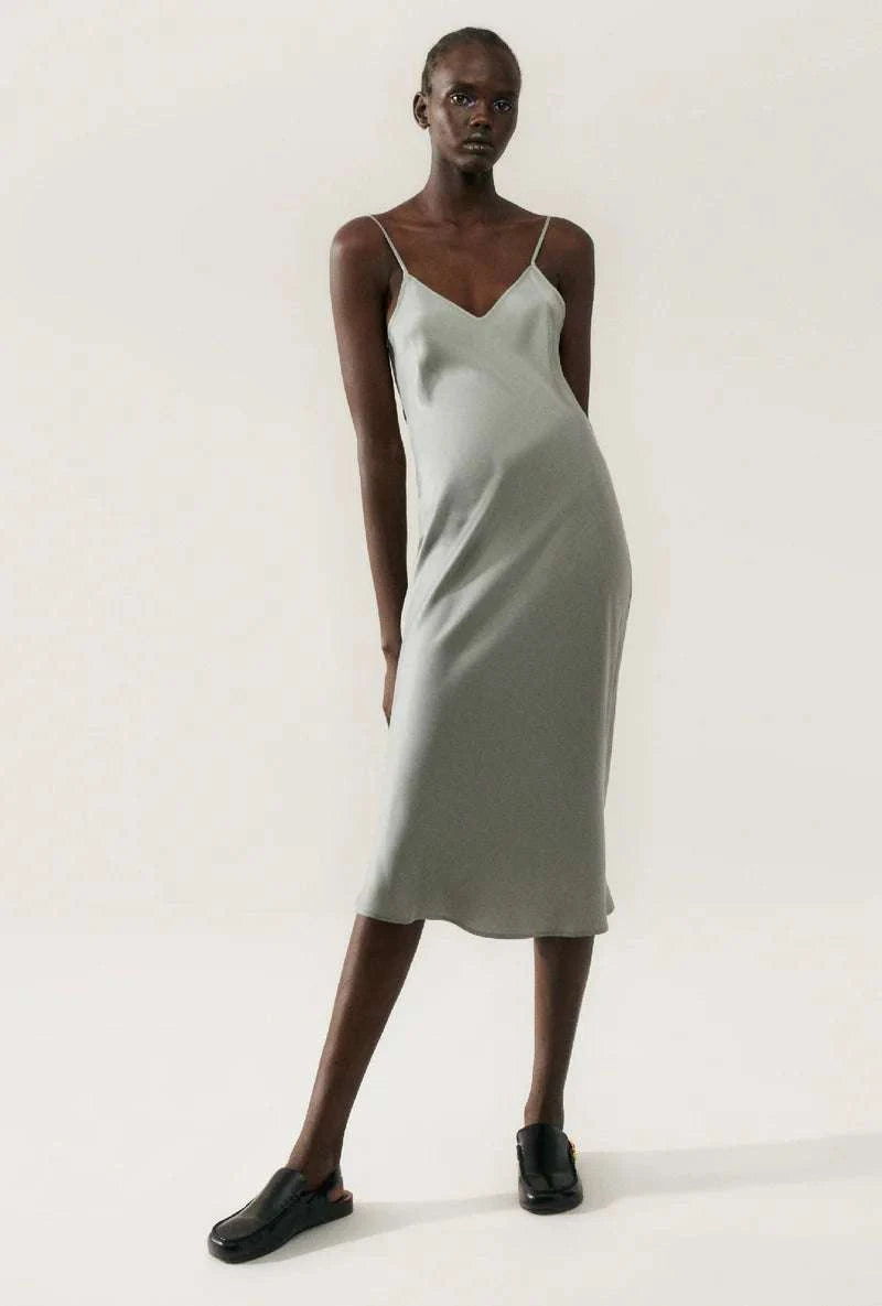 Slik Laundry 90s Slip Dress Moon