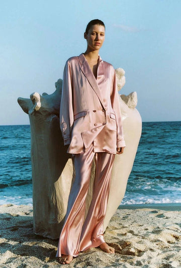 Silk Laundry Bias Cut Pants Seastar