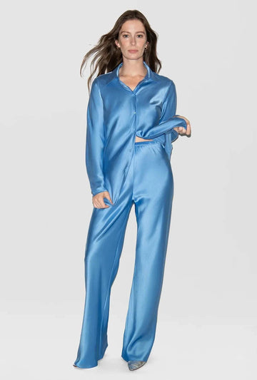 Silk Laundry Bias Cut Pants Mirage