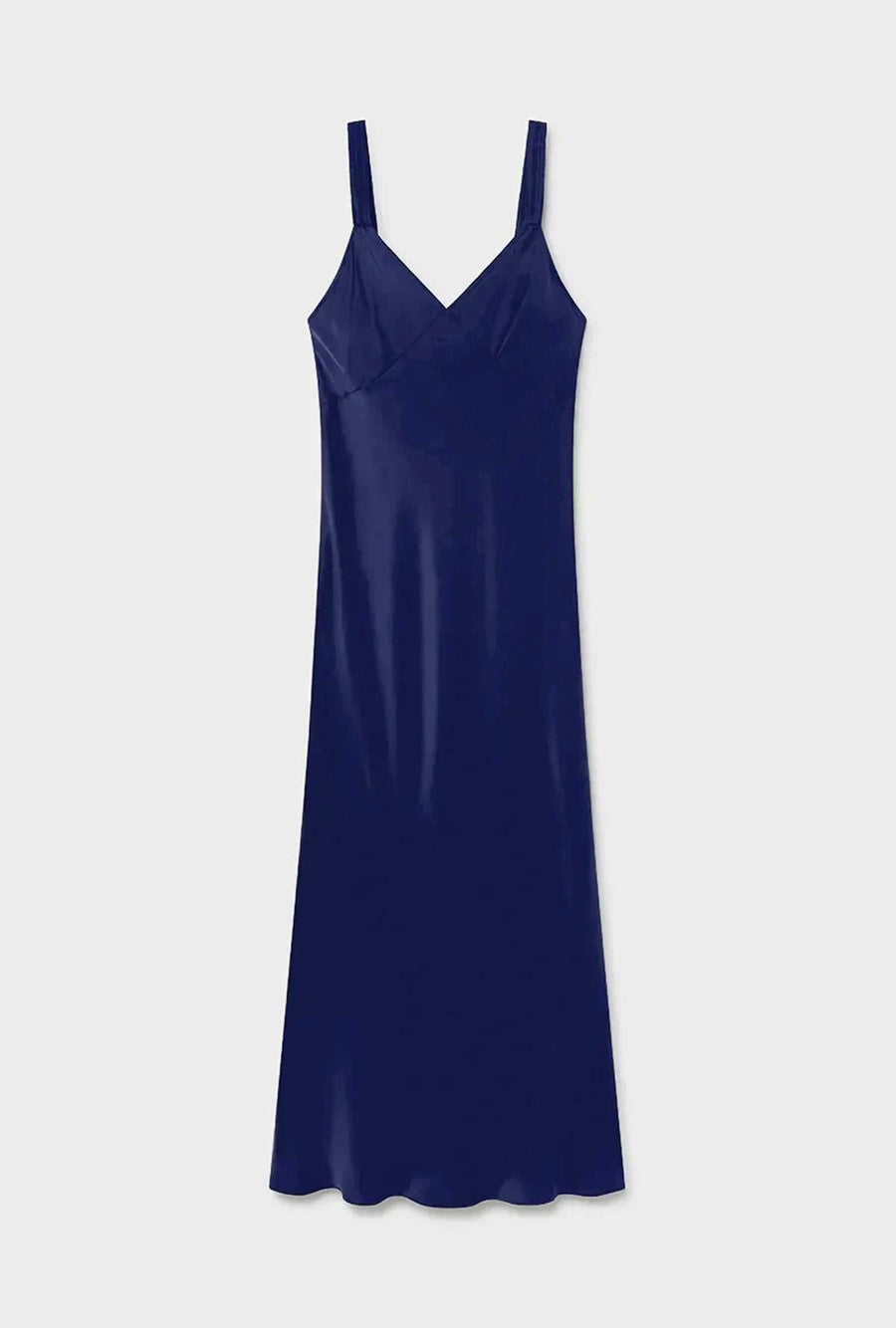 Silk Laundry Deco Ruched Dress Purple Rain
