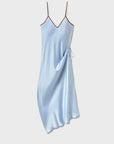 Silk Laundry 90s Slip Dress Cornflower