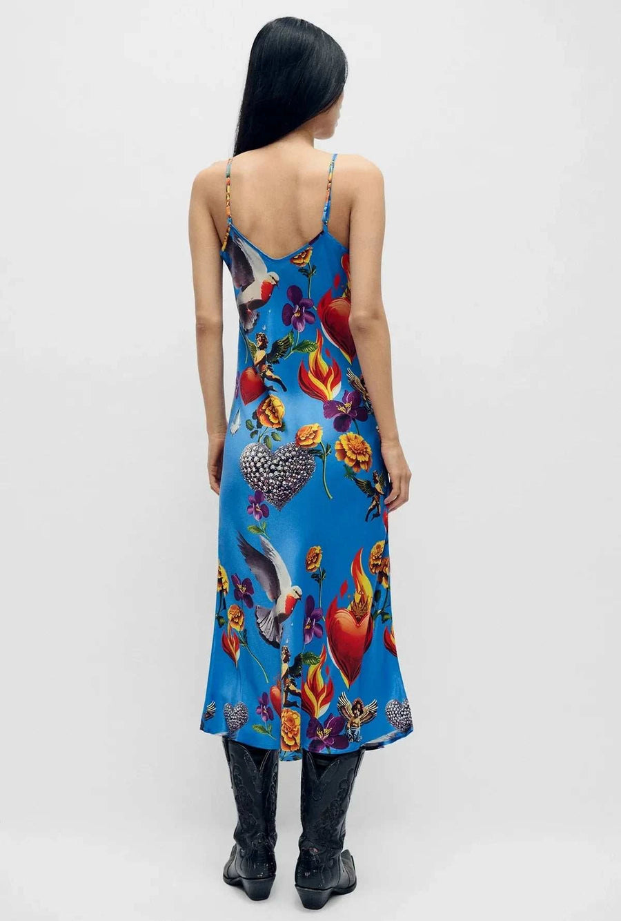 Silk Laundry 90s Slip Dress Dearly Beloved Mirage