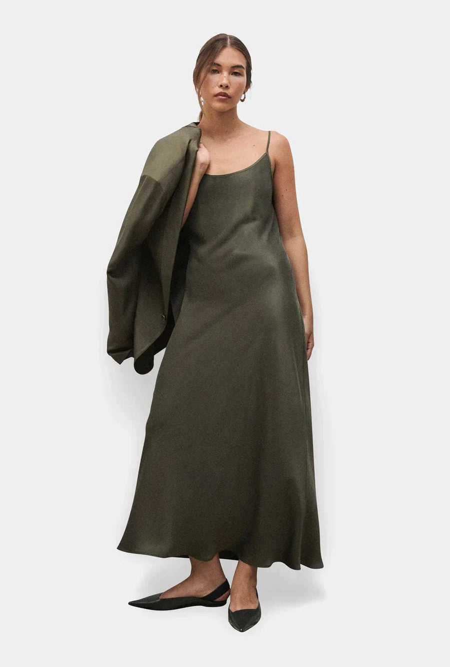 Silk Laundry 1996 Dress Pine