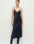 Silk Laundry 90s Slip Dress Polka Dot