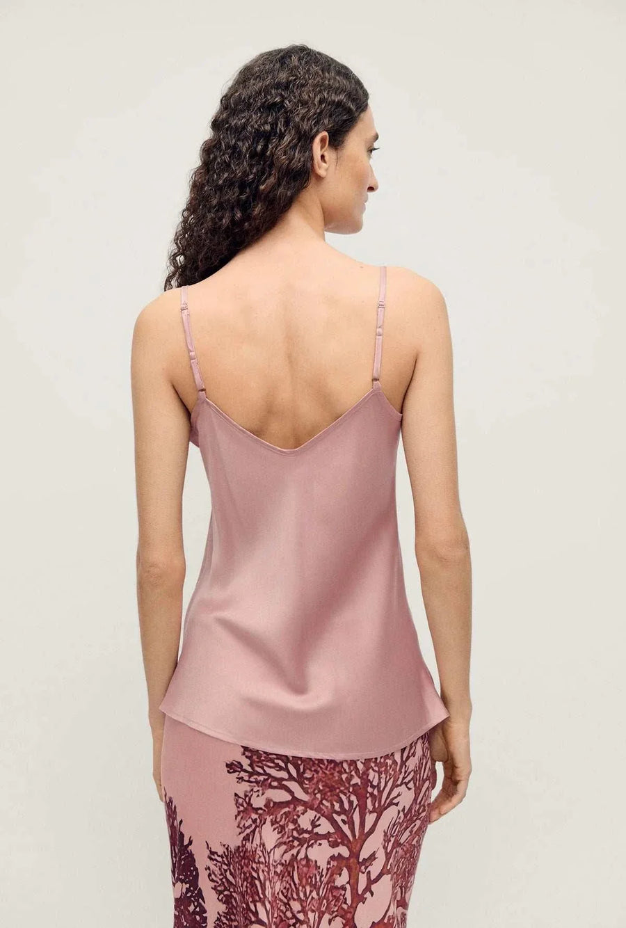 Silk Laundry Bias Cut Cami Sea Star