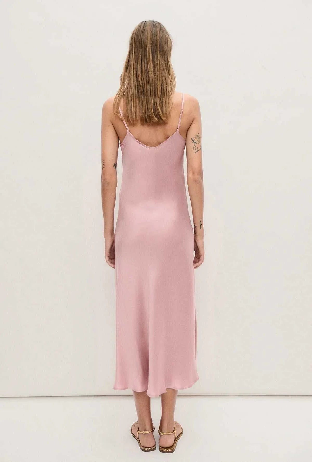 Silk Laundry 90s Slip Dress Sea Star