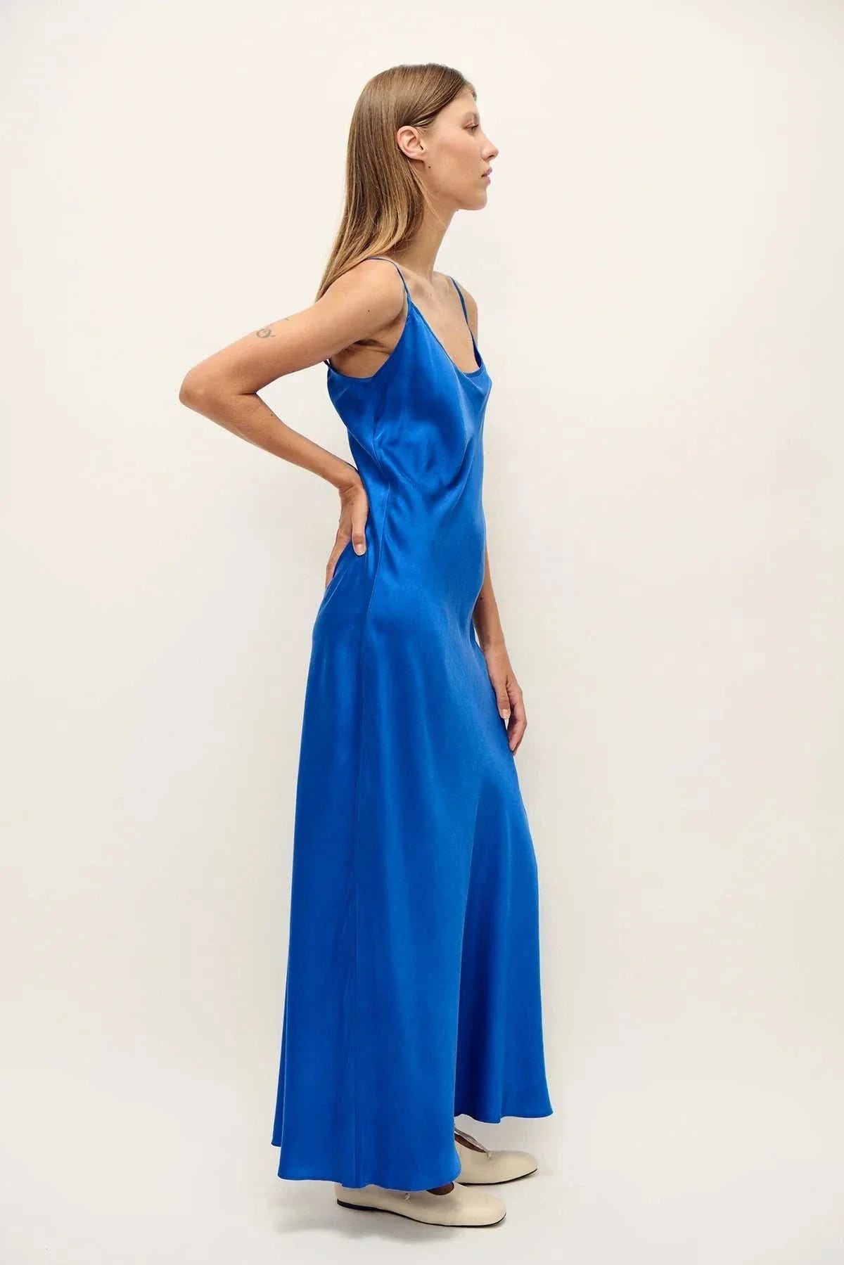 Silk Laundry 1996 Dress Wedgewood