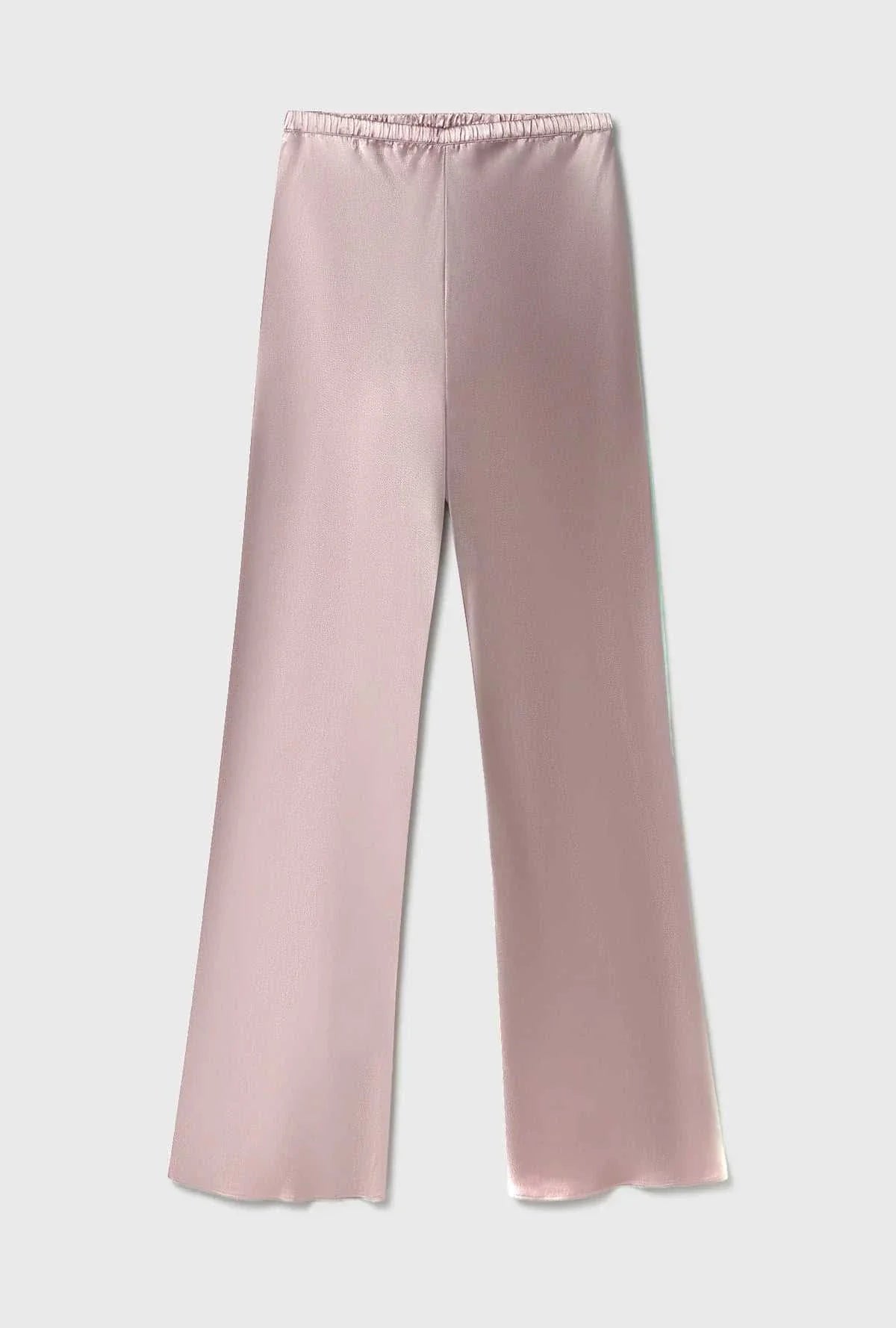 Silk Laundry Hammered Bias Cut Pants Lasso