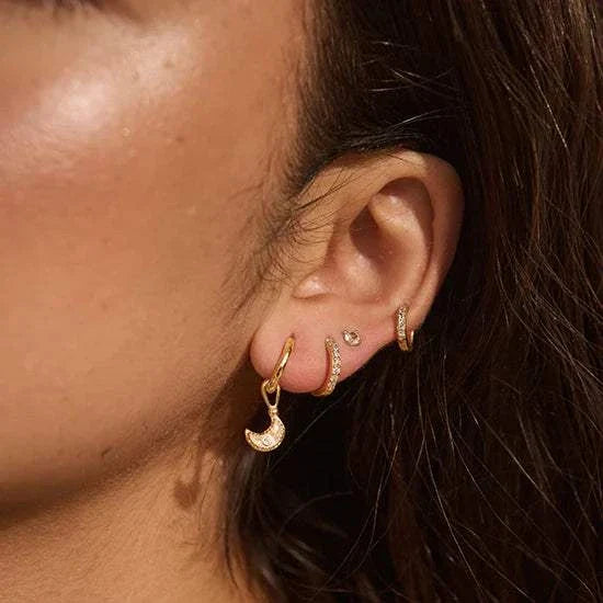 Murkani Night Sky Earrings Gold Plated