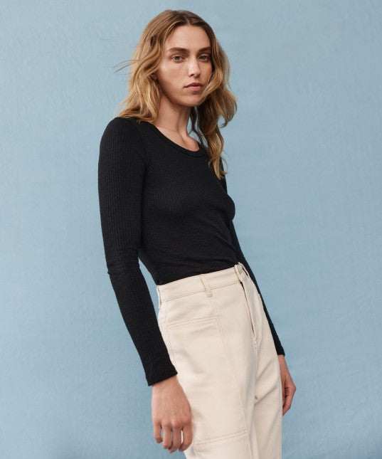 Morrison Marcia Long Sleeve Tee Black