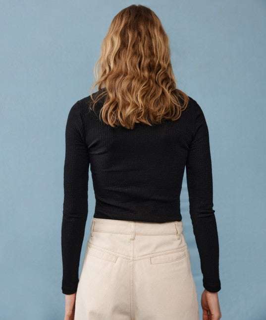 Morrison Marcia Long Sleeve Tee Black