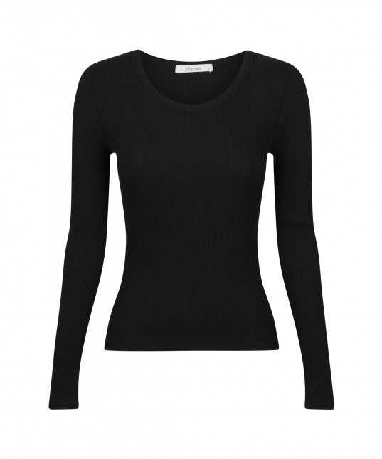 Morrison Marcia Long Sleeve Tee Black