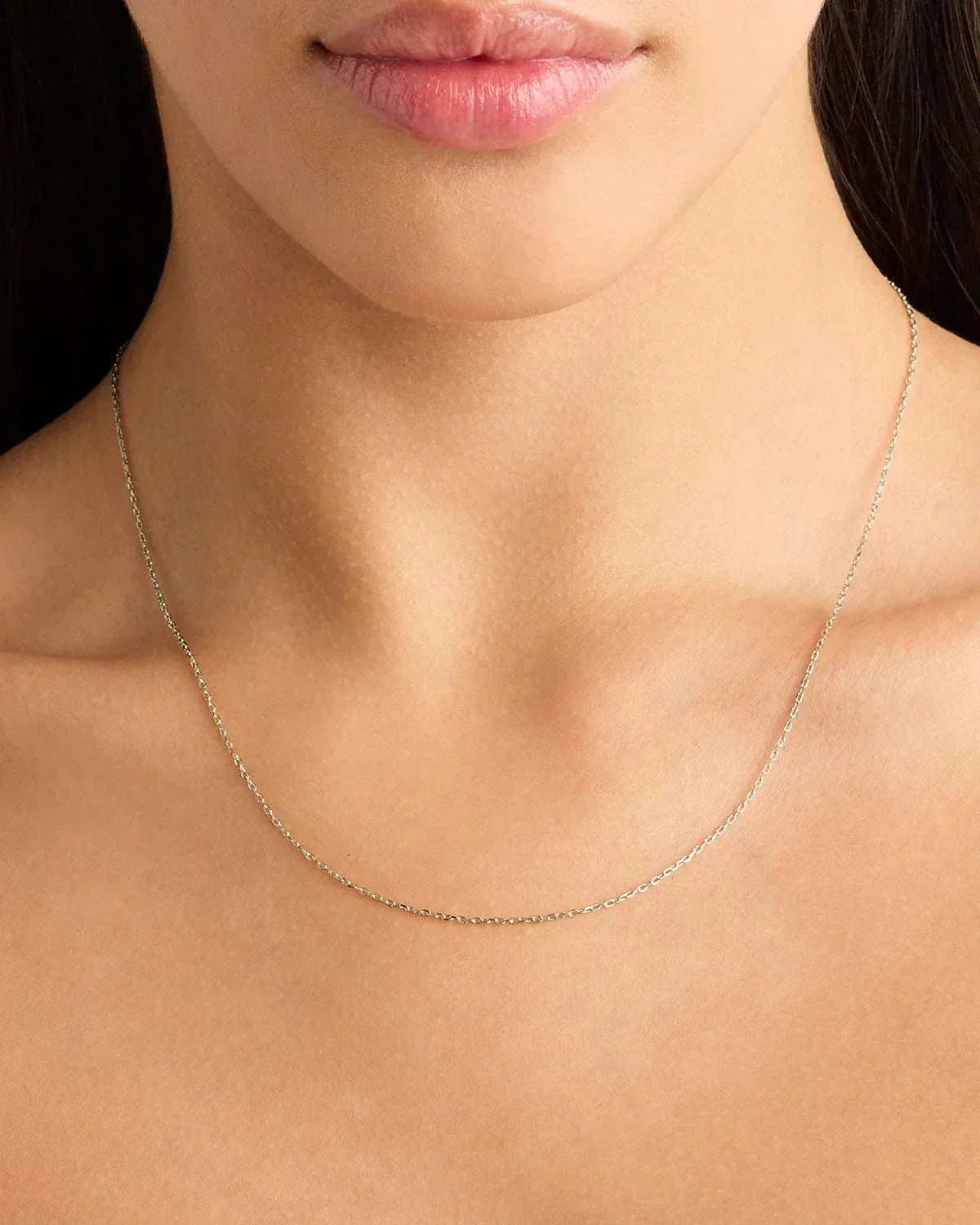 By Charlotte Sterling Silver 18" Signature Chain Necklace