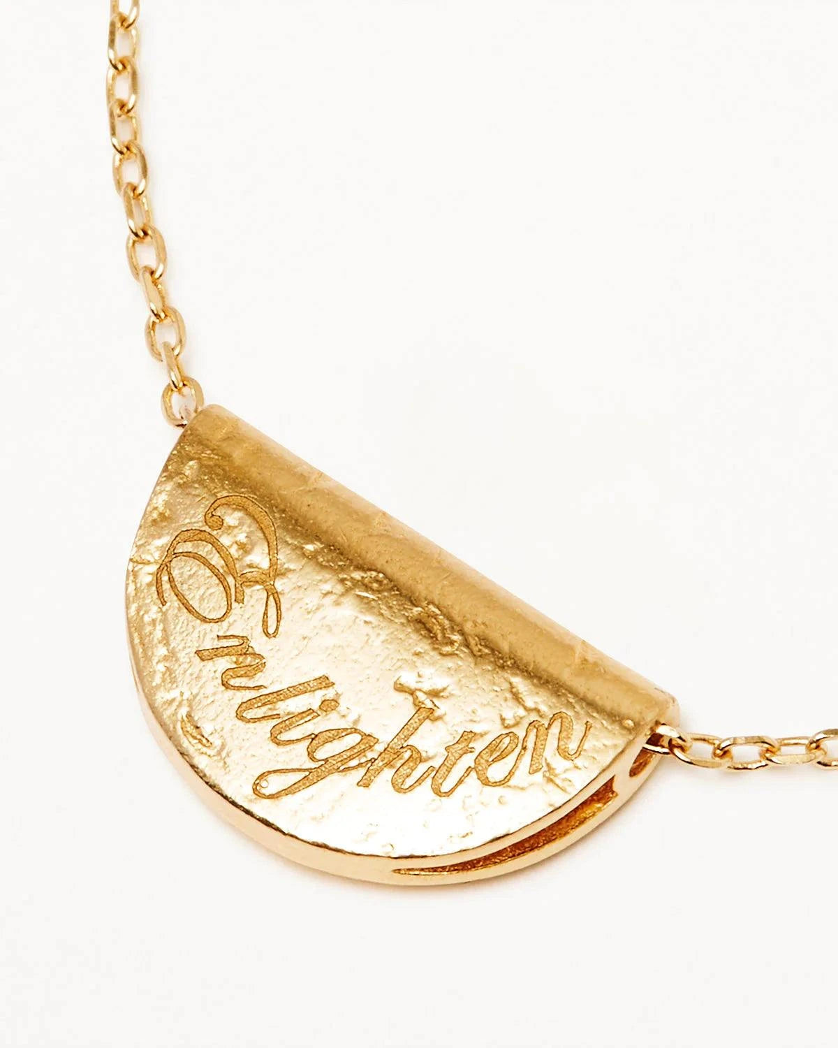 Charlotte 18k Gold Vermeil Blessed Lotus Necklace