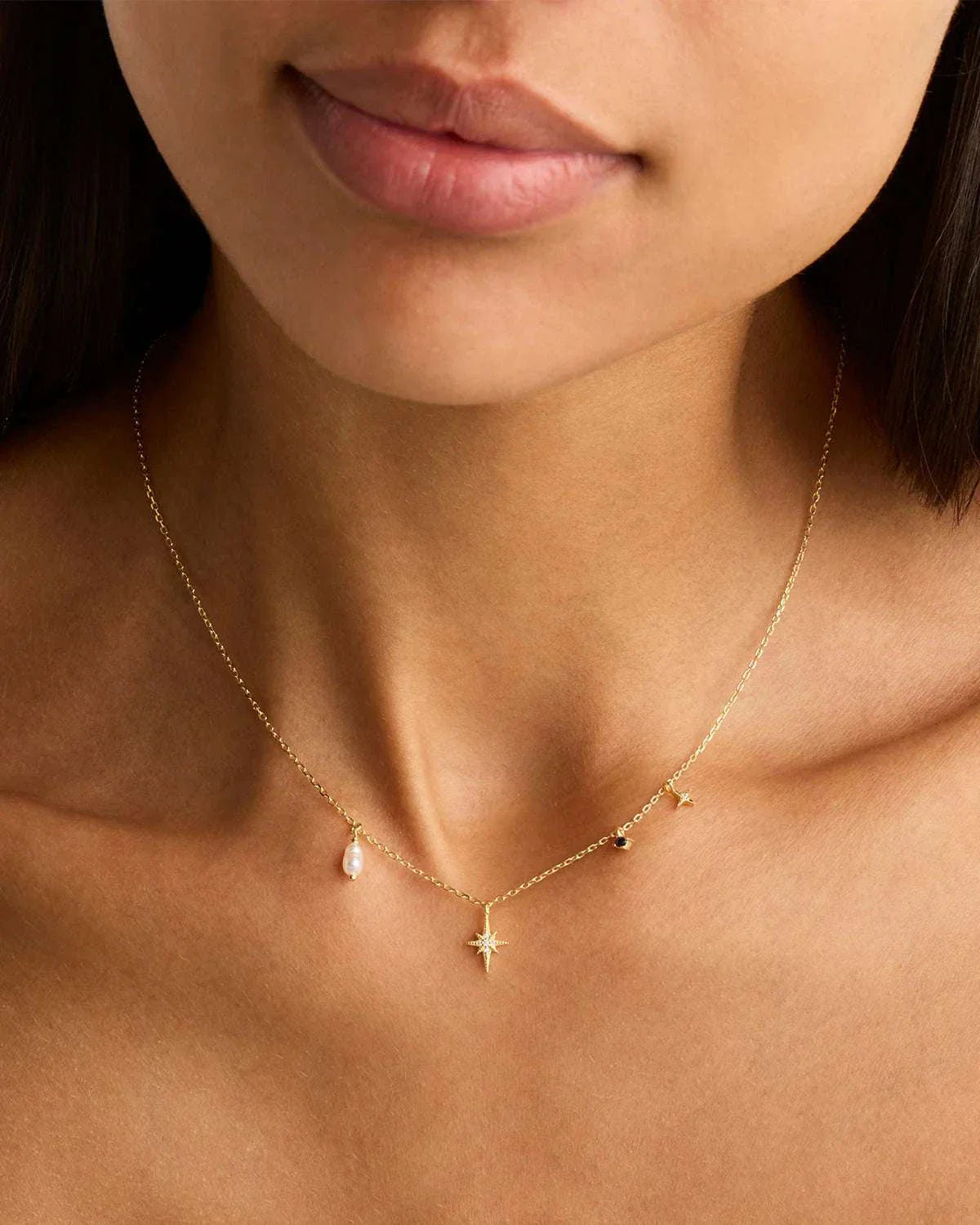 By Charlotte 18k Gold Vermeil Stradust Choker