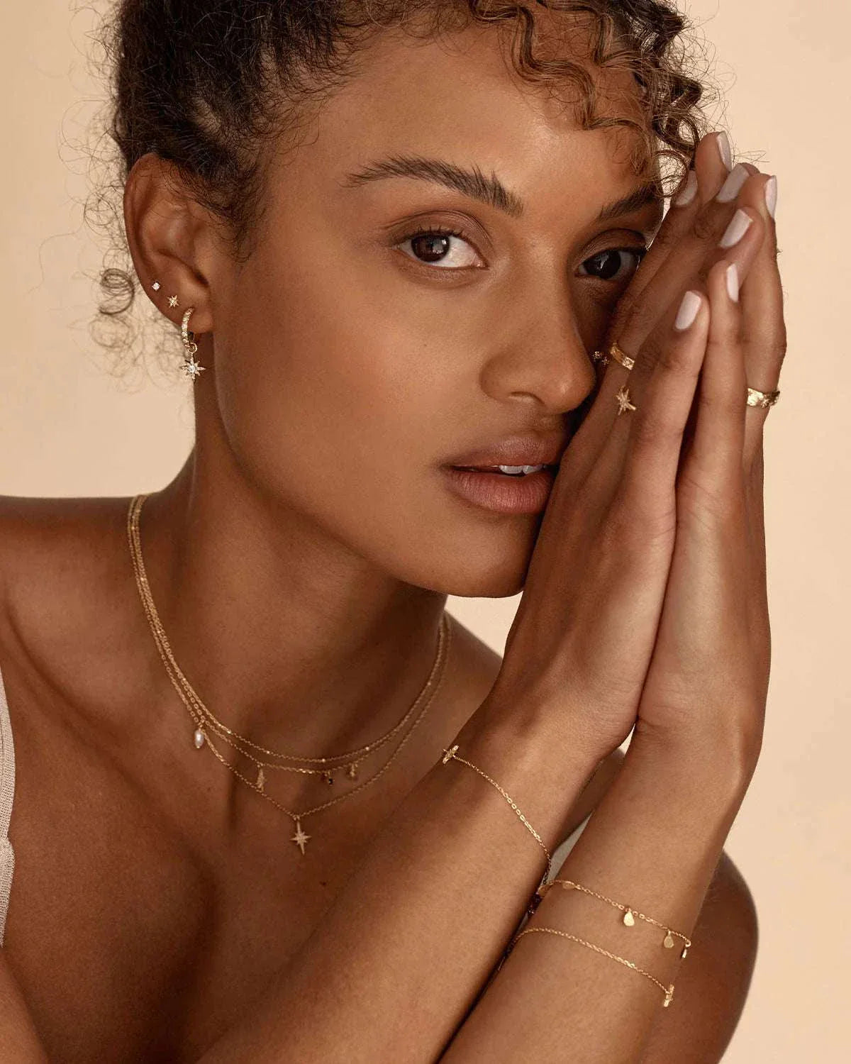 By Charlotte 18k Gold Vermeil Stradust Choker