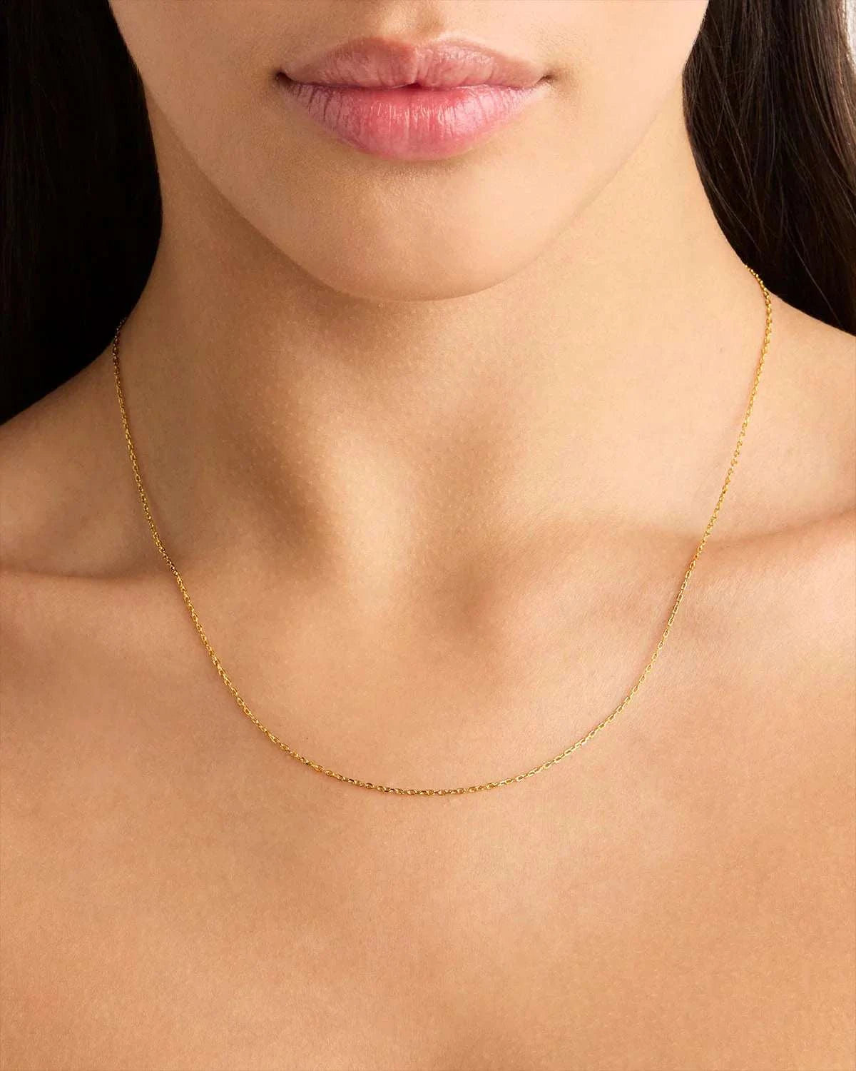 By Charlotte 18k Gold Vermeil 18" Signature Chain Necklace