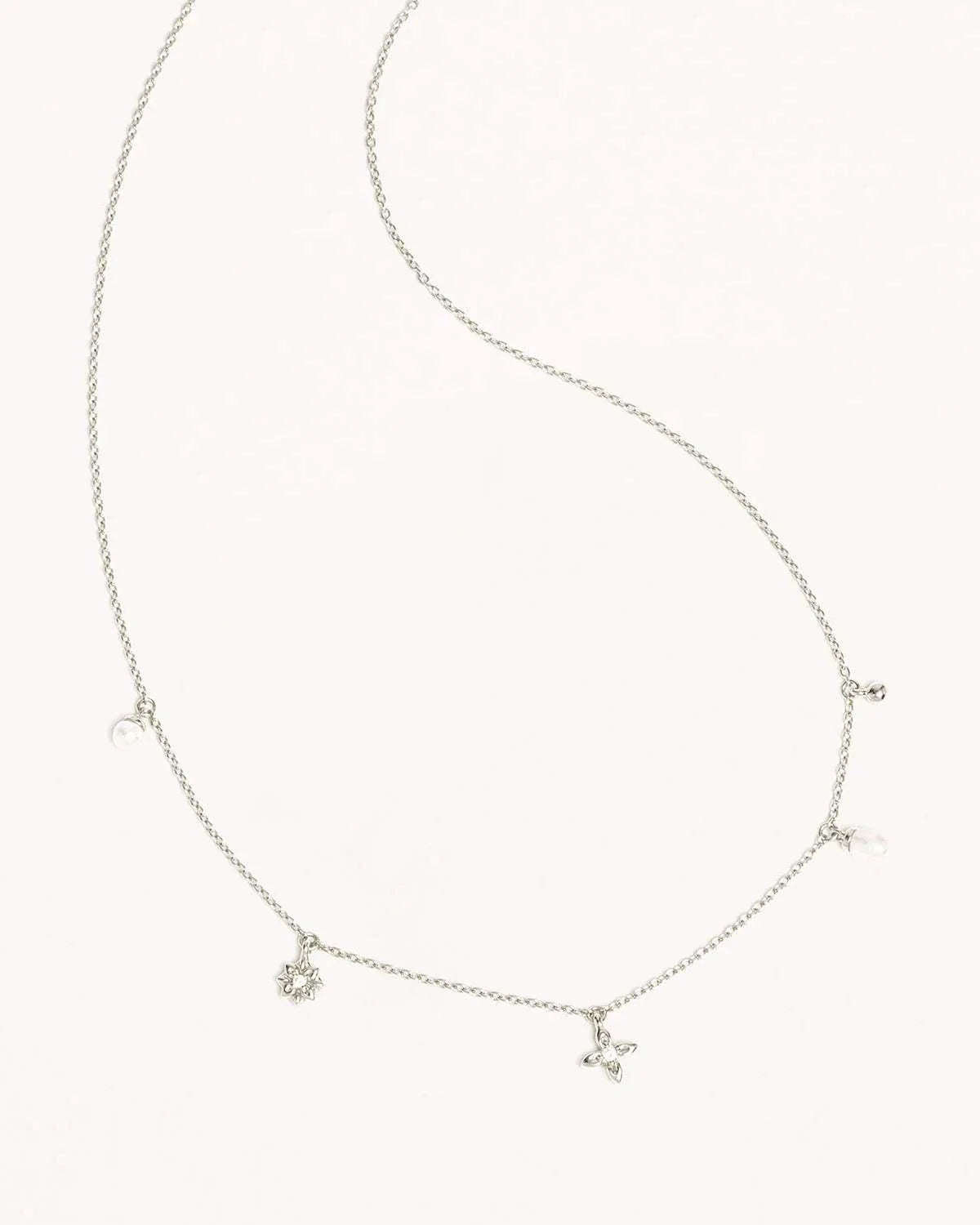 By Charlotte Live in Peace Choker Silver