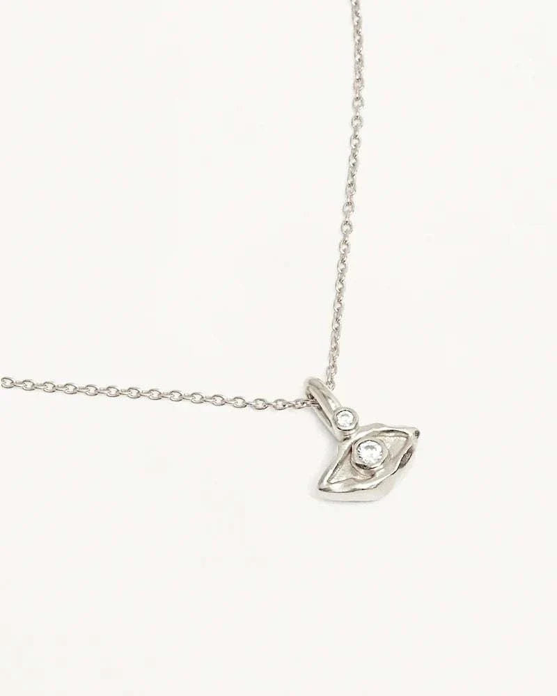 By Charlotte Sterling Silver I am Protected Necklace