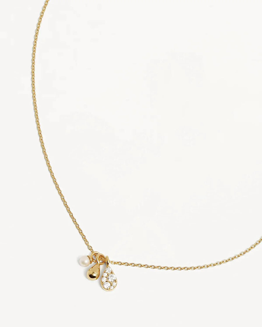 By Charlotte 18k Gold Vermeil Ocean Mist Necklace