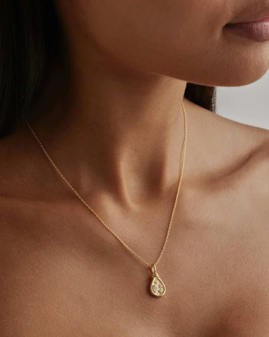 By Charlotte 18k Gold Vermeil Sunkissed Horizon Necklace