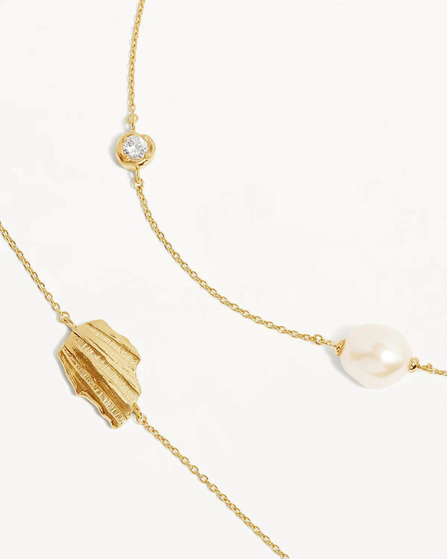 By Charlotte Moonlit Tides Necklace 18k Gold