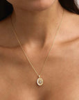 By Charlotte Love You To the Moon And Back Necklace 18kt Gold Vermeil
