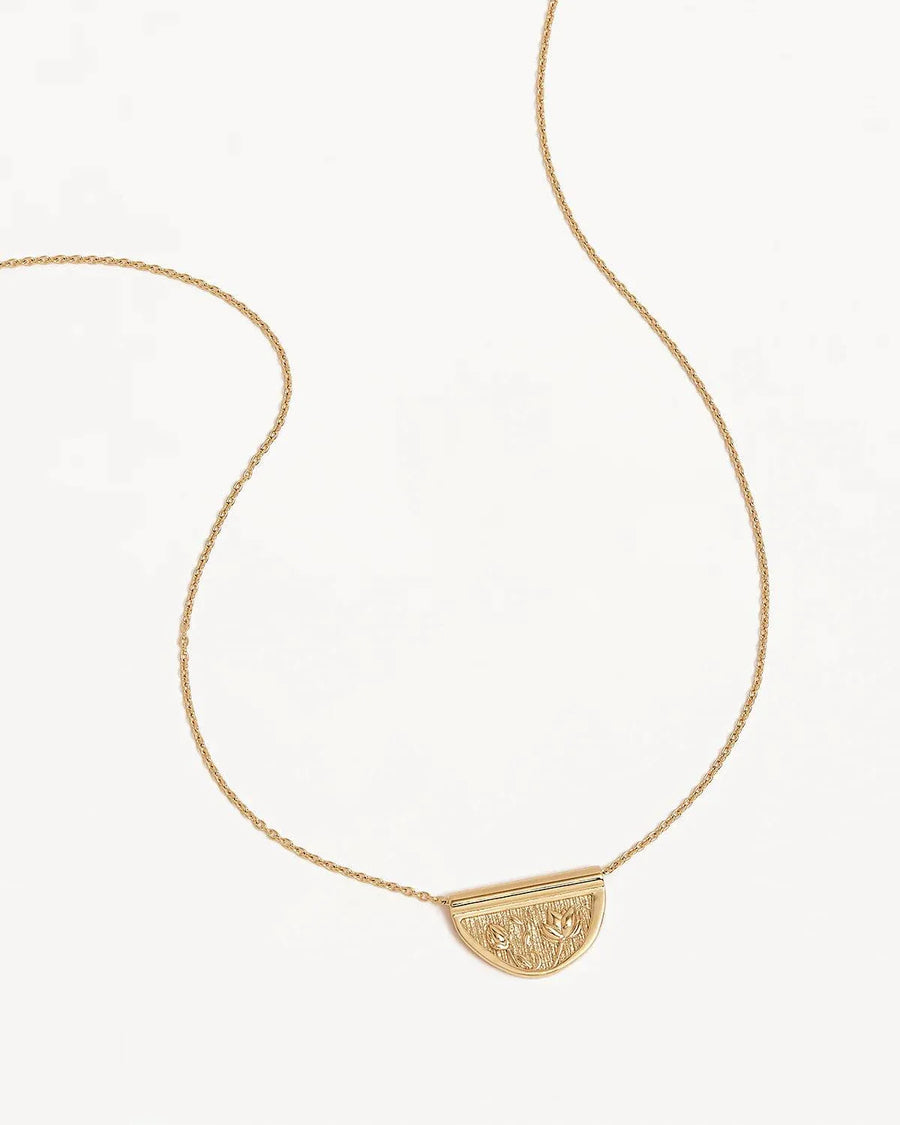 By Charlotte Blooming Together Necklace 18k Gold Vermeil