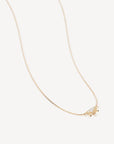 By Charlotte Lotus Rain Necklace 18k Gold Vermeil