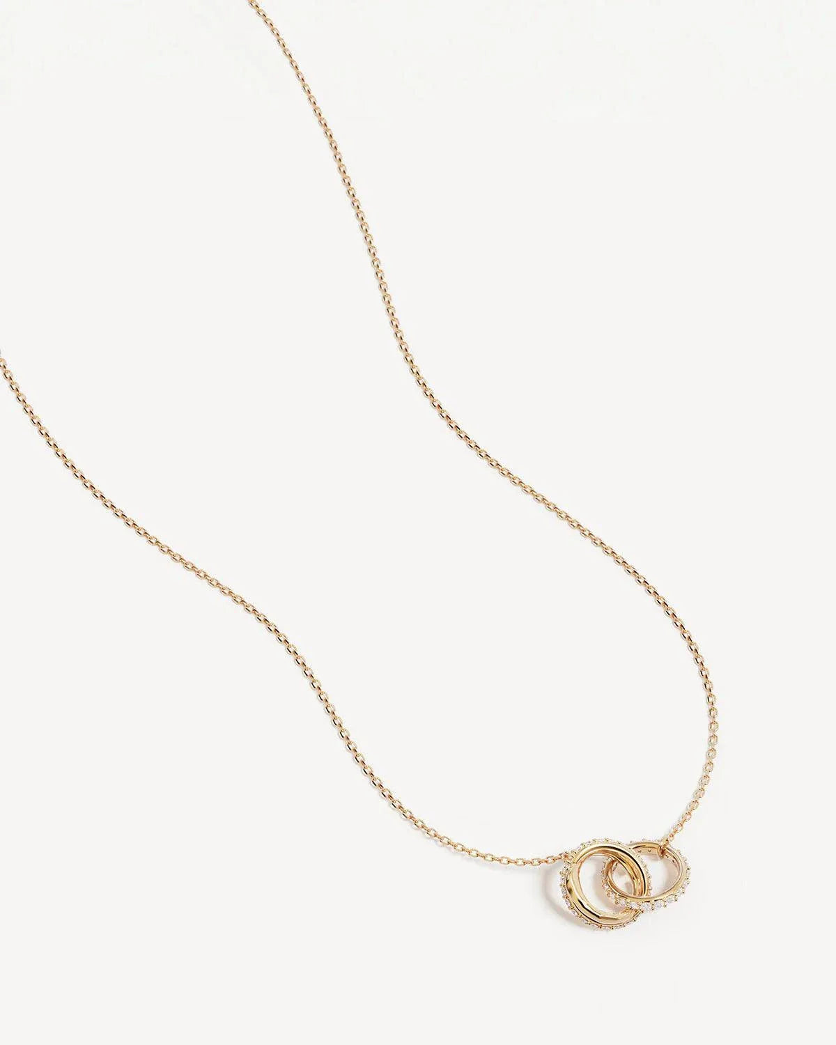 By Charlotte Entwined Hearts Necklace