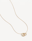 By Charlotte Entwined Hearts Necklace