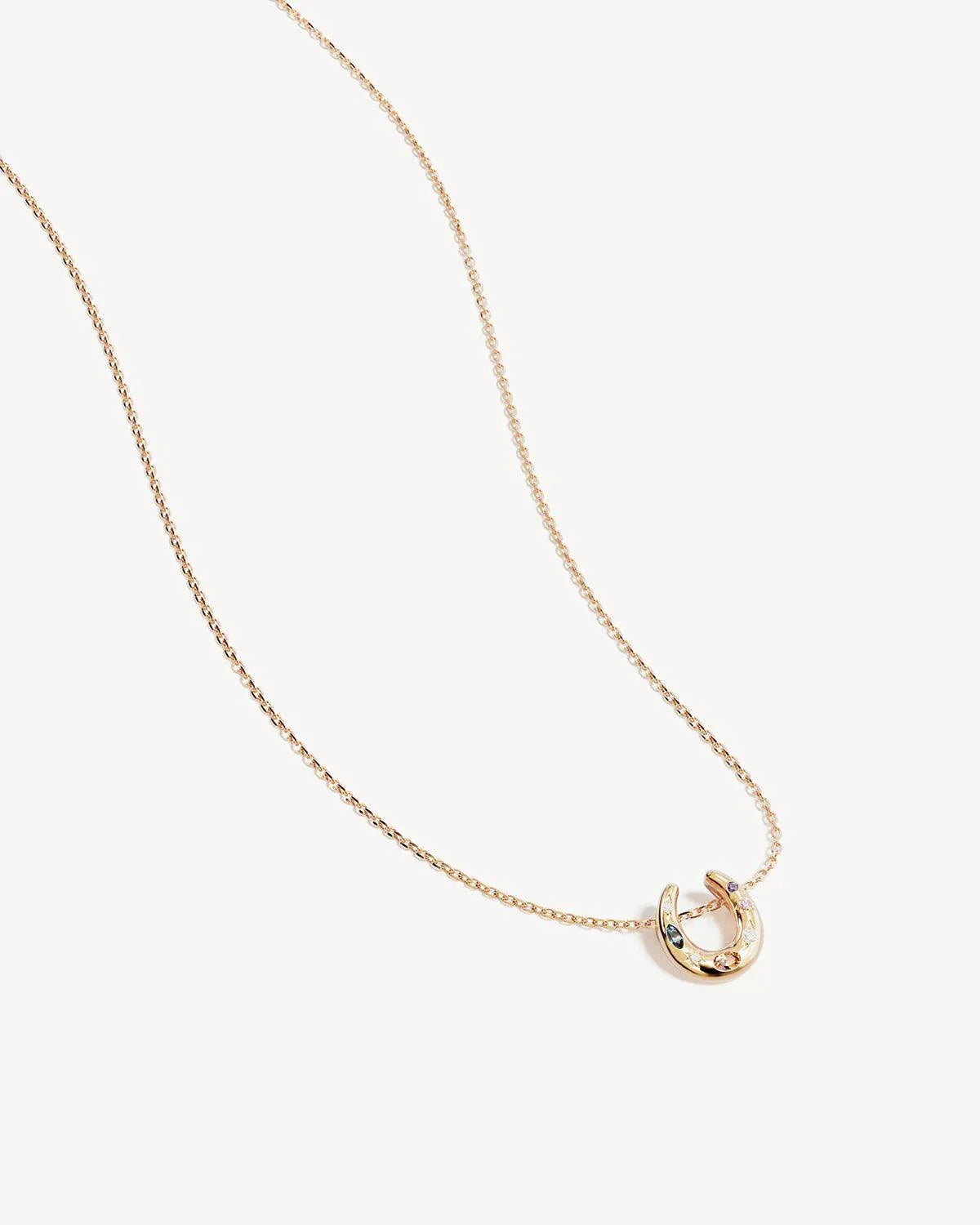 By Charlotte Lucky Horseshoe Necklace 18k Gold Vermeil