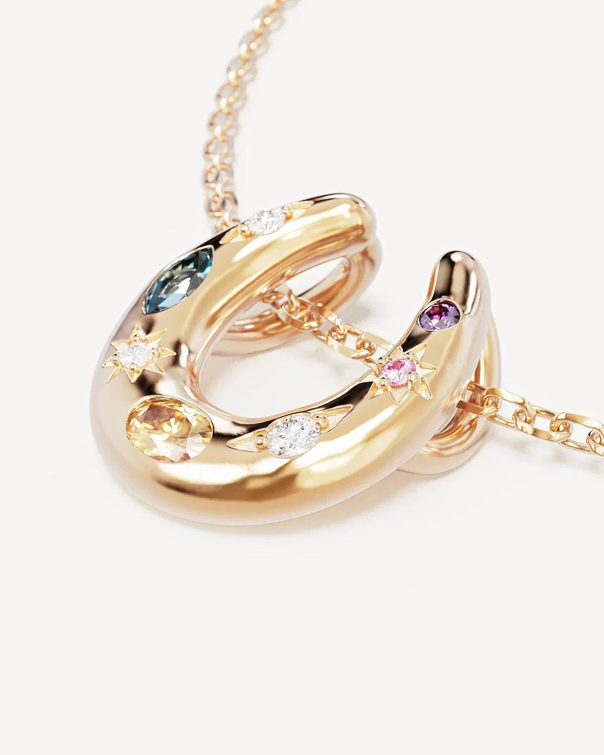 By Charlotte Lucky Horseshoe Necklace 18k Gold Vermeil