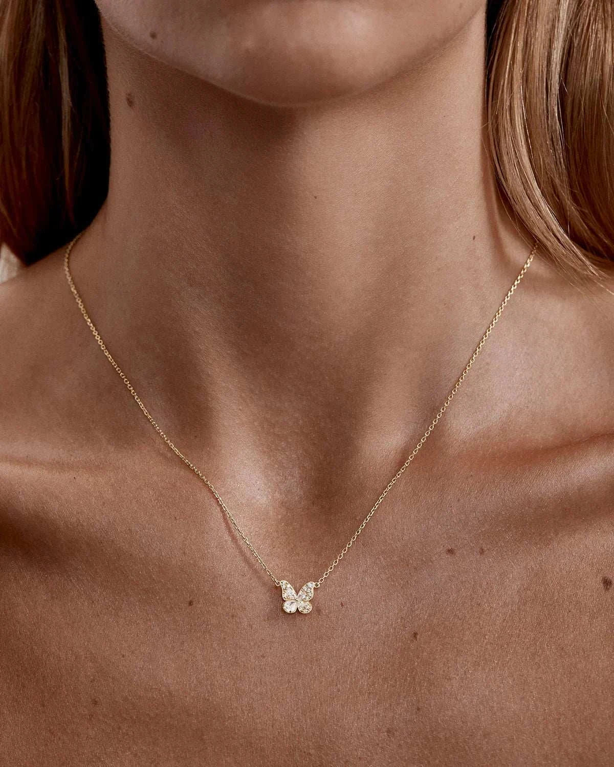By Charlotte I Believe I Become Necklace 18k Gold Vermeil