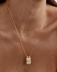 By Charlotte My Moon and Stars Necklace 18k Gold Plated