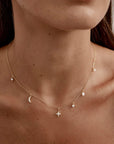 By Charlotte Celestial Skies Charm Choker 18k Gold Vermeil