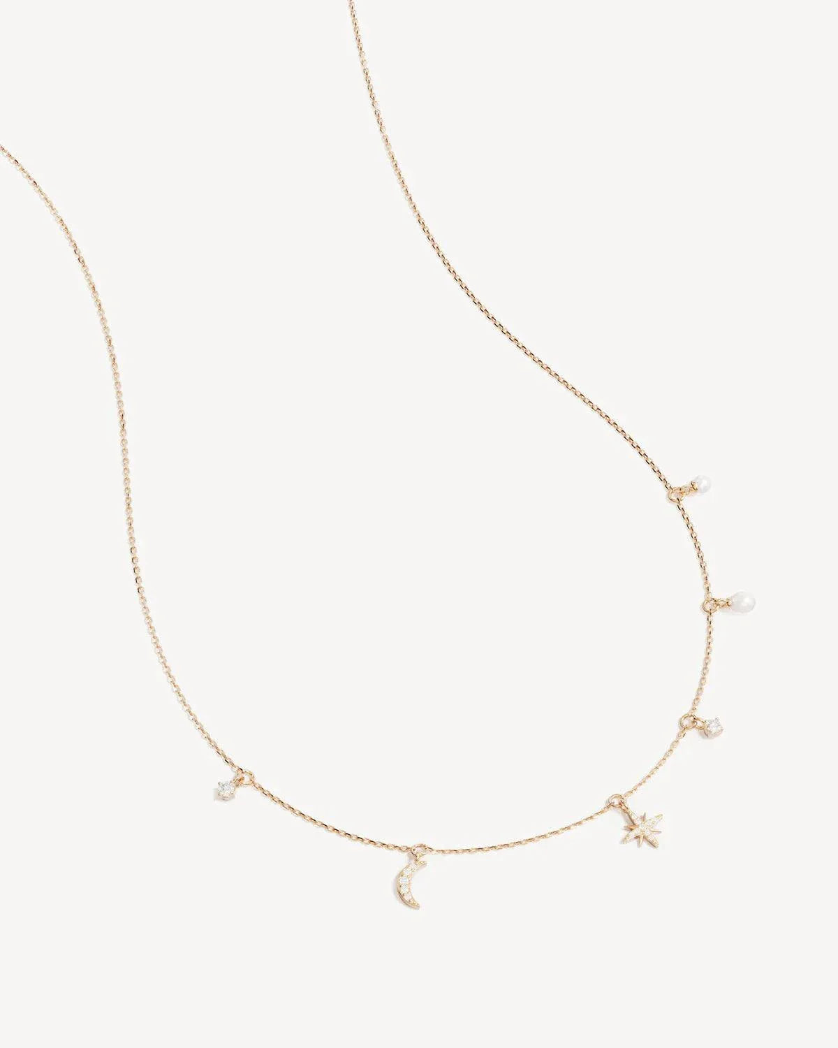 By Charlotte Celestial Skies Charm Choker 18k Gold Vermeil