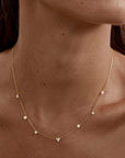 By Charlotte Moonlit Bloom Pearl Choker 18k Gold Vermeil