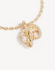 By Charlotte You Are Magic Zodiac Necklace Aries Gold