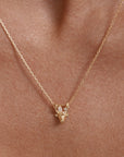 By Charlotte Vermeil You Are Magic Zodiac Necklace Taurus Gold