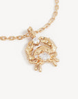 By Charlotte You Are Magic Zodiac Necklace Cancer Gold