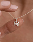By Charlotte You Are Magic Zodiac Necklace Cancer Sterling Silver