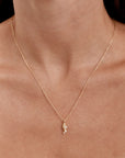 By Charlotte You Are Magic Zodiac Necklace Aquarius Gold