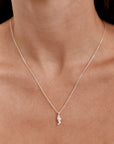 By Charlotte You Are Magic Zodiac Necklace Aquarius Sterling Silver