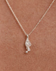 By Charlotte You Are Magic Zodiac Necklace Aquarius Sterling Silver