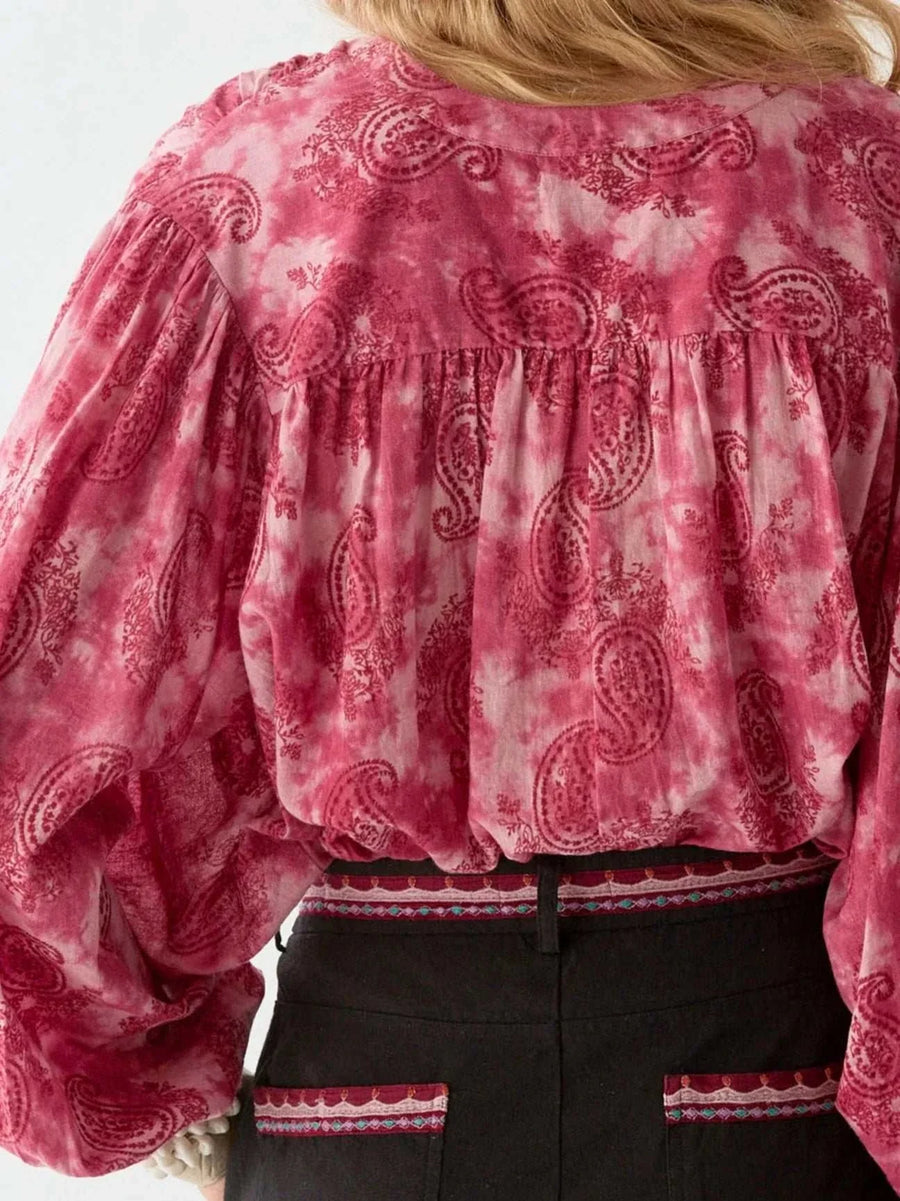 Maison Hotel Naty Blouse Paisley Dream Pink City