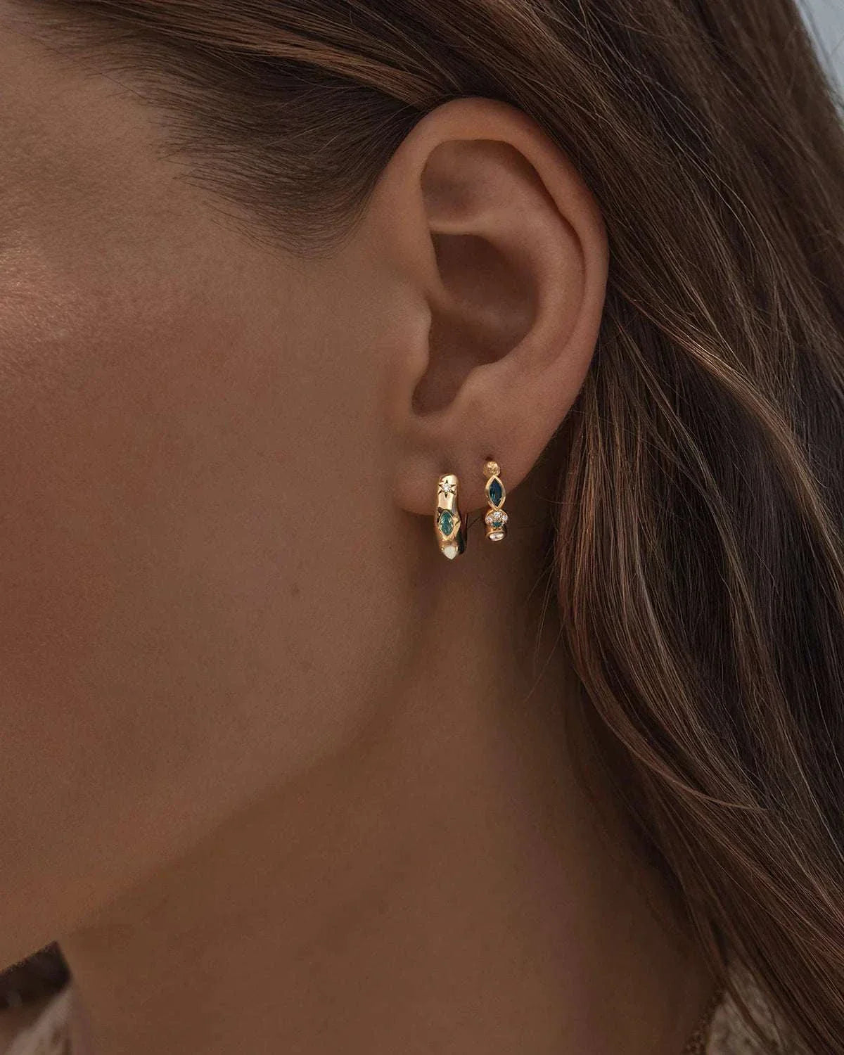 By Charlotte Hope and Protection Hoops Gold Vermeil